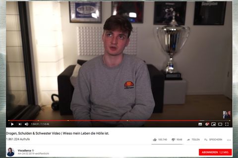 Youtube Schulden