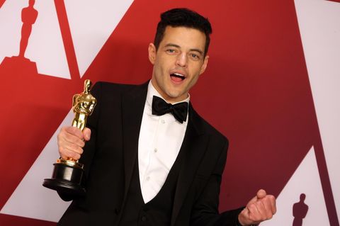 Rami Malek freute sich bei der Oscar-Verleihung über seine Trophäe
