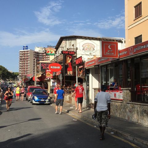 Schinkenstraße auf Mallorca