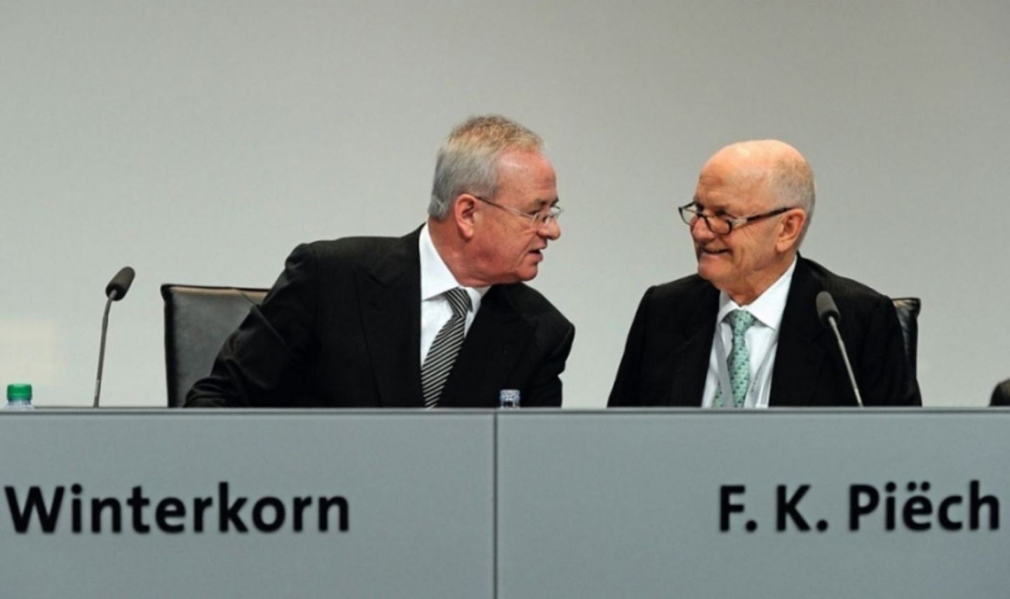 Ein Bild aus besseren Tagen. Ferdinand Piëch (rechts) und Martin Winterkorn