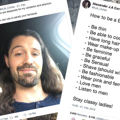 Sexismus auf Twitter: Misogynist Alexander Cortes