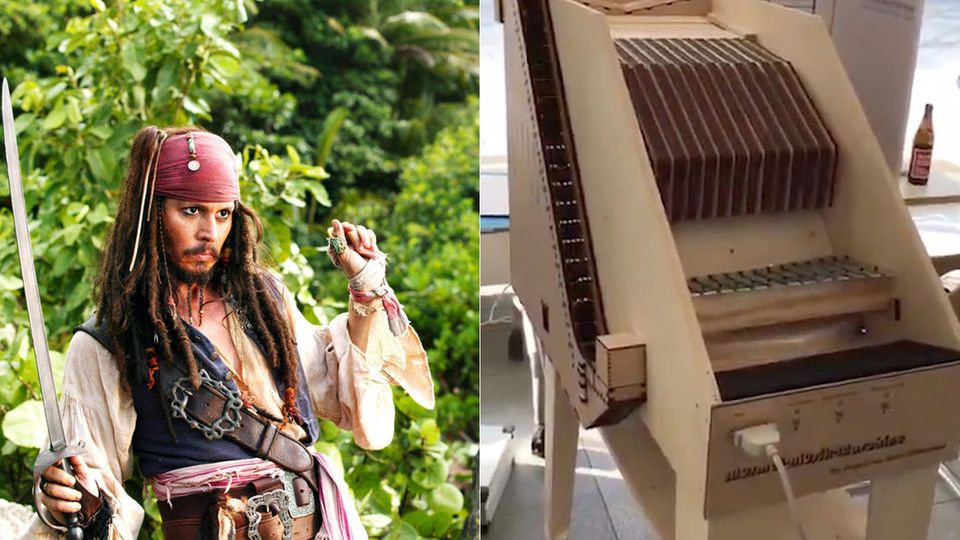 "Fluch der Karibik"-Melodie: Die wundersame Maschine eines Schülers ersetzt ein ganzes Orchester - und zwar durch Murmeln "Fluch der Karibik"-Melodie: Die wundersame Maschine eines Schülers ersetzt ein ganzes Orchester - und zwar durch Murmeln
