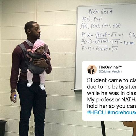 Matheprofessor springt als Babysitter ein