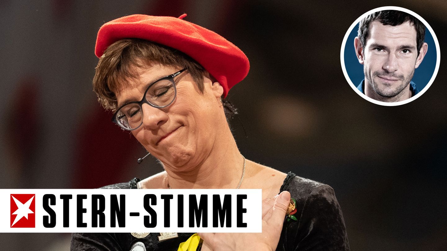 Annegret Kramp-Karrenbauer beim Karneval