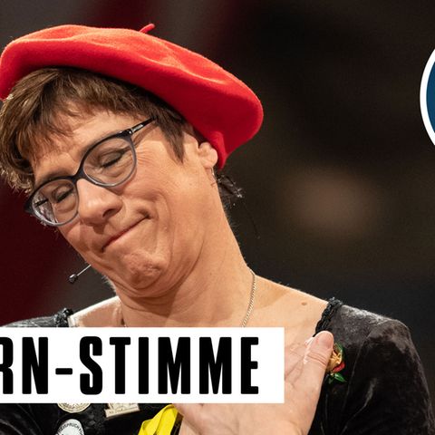 Annegret Kramp-Karrenbauer beim Karneval