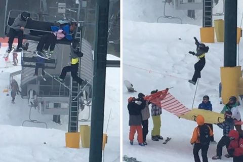 Achtjähriger fällt aus Skilift – und wird von Jugendlichen gerettet