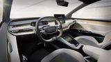 Der Innenraum des Skoda Vision iV 2019