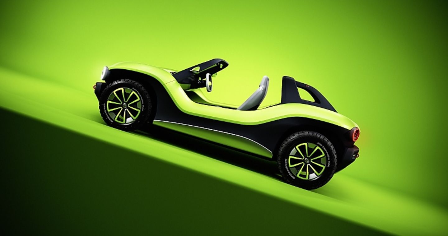 VW ID. Buggy - erinnert an die frühen 70er Jahre