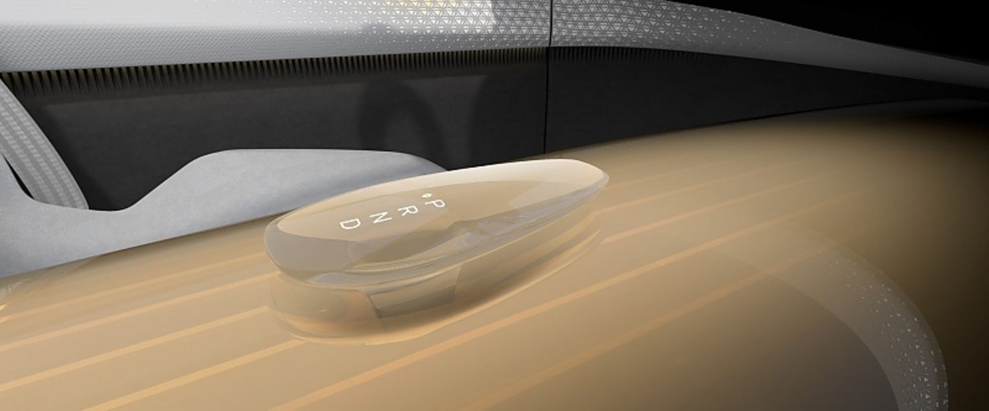 Der Automatikhebel ist in das Interieur integriert