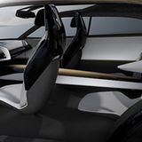 Der Innenraum ist noch sehr futuristisch