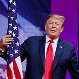 Donald Trump beschmust US-Flagge