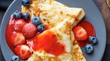Pürierte Früchte für Pfannkuchen