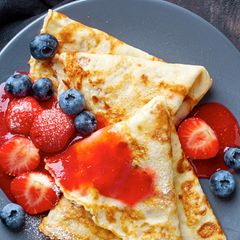 Pürierte Früchte für Pfannkuchen