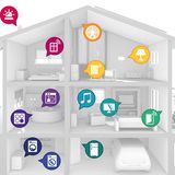 Qivicon – Für die Ambitionierten  Mit hohem Marketingdruck rauschte die Telekom vor zwei Jahren in den Smart-Home-Markt. Die Plattform dahinter heißt Qivicon und ist weit offener als man es vielleicht bei der Telekom vermuten würde. Gleich vier der wichtigsten Funkstandards werden unterstützt: Homematic, Homematic IP, ZigBee und DECT ULE. Damit ist die Telekom-Plattform von den hier vorgestellten Systemen die technisch beste Ausgangsbasis, um unkompliziert in die Welt des Smart-Home einzusteigen und später selbst ausgefallene Wünsche nachzurüsten, ohne auf ein anders System umsteigen zu müssen. Die kompatiblen Geräte reichen von der typischen Licht- und Heizungssteuerung bis hin zur Steuerung von Küchengeräten wie Abzugshauben, Herde und Kühlschränken, Multiroom-Unterhaltungselektronik und der kompletten Hausautomatisierung mit Tür- und Rollladensteuerung. Häuslebauer dürften sich besonders über die Auswahl an Unterputzschaltern freuen, mit denen sie ihr Haus sozusagen Subkutan fit für Smart Home machen können.