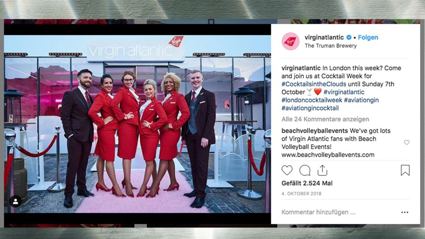Virgin Atlantic Bordpersonal
