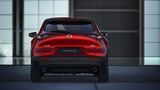 Das Heck-Design unterscheidet sich von dem des Mazda