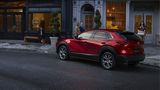 Beim Mazda CX-30 fallen die großen Flächen auf