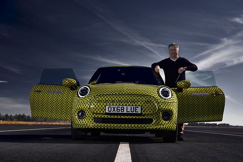 Mini Cooper SE Prototyp - mit den Antrieb des BMW i3s