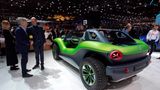 Immer mal wieder greift VW die Idee des Buggy auf: Volkswagen ID Buggy