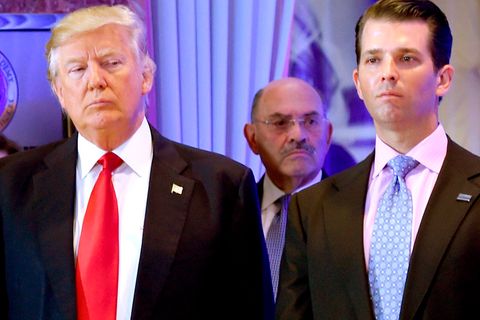 Donald Trump und Donald Trump Jr