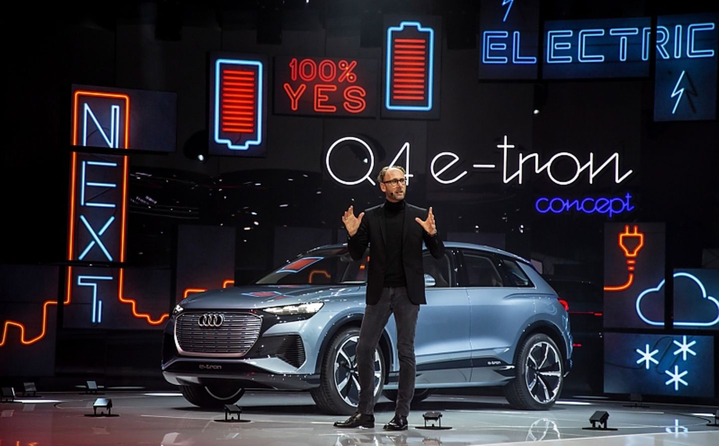 Audi Q4 E-Tron Concept auf dem Genfer Salon 2019