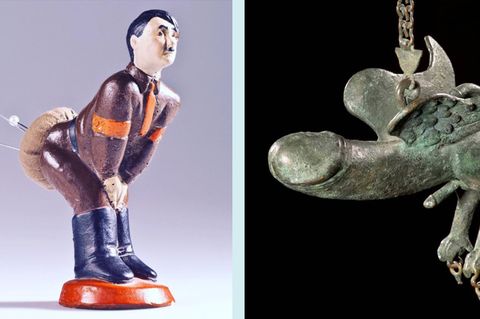 "Strange Things Challenge": Ein fliegender Penis, Hitler mit Nadeln im Po: Das sind die kuriosesten Exponate aus Museen