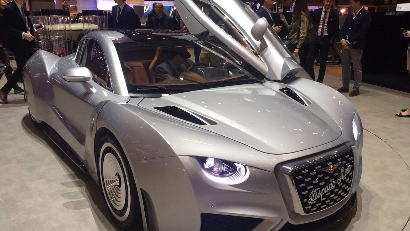Hispano-Suiza Carmen – eine alte Marke wiederbelebt. Leider hat das neue Modell nicht von der Eleganz der historischen Luxuswagen der spanisch-französichen Marke aus der Anfangszeit des Automobilbaus. Dafür bietet es rund 1000 elektrische PS.