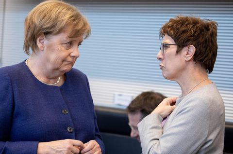 Kanzlerwechsel zwischen Angela Merkel und Annegret Kramp-Karrenbauer? SPD sagt Nein