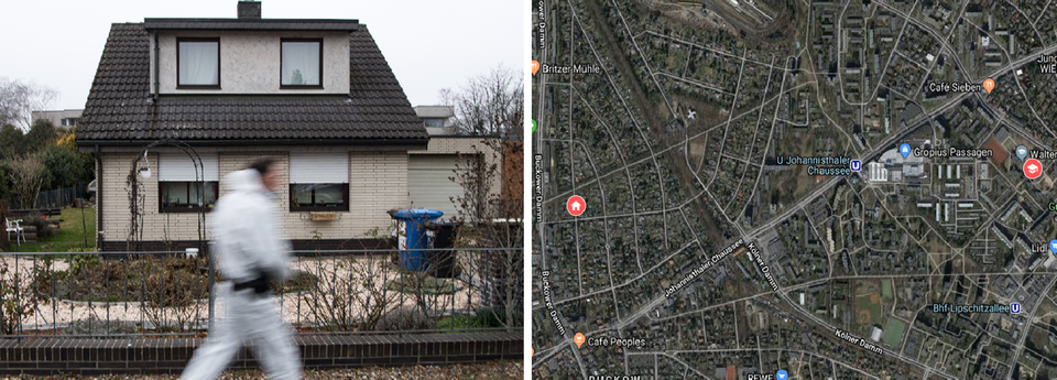 Rebecca Haus Haus im Berliner Maurerweg, Karte