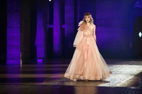Theresia Fischer auf dem Laufsteg bei GNTM