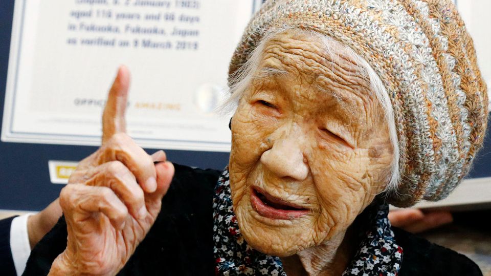 Kane Tanaka, eine 116-jährige Japanerin, ist der älteste Mensch der Welt