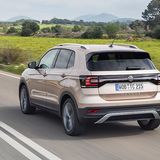 Nach 11,5 Sekunden erreicht der VW T-Cross die 100 km/h-Marke