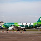 Die Irish Rugby Football Union und der Fluggesellschaft Air Lingus sind vor Jahren eine enge Partnerschaft eingegangen. Als sichtbares Zeichen wurde deshalb ein Airbus A320 mit den Köpfen bekannter irischer Rugby-Spieler versehen.
