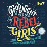 Elena Favilli Francesca Cavallo (Hg.)  Good Night Stories for Rebel Girls  Das Feminismus nicht nur etwas für Erwachsene ist, beweist dieses (Hör-)Buch: Good Night Stories for Rebel Girls. 100 Geschichten über 100 beeindruckende Frauen – von der Herrscherin bis zur Forscherin. Sie sollen Frauen und Männern in jedem Alter Mut machen und Inspiration schenken. Auch ein guter Tipp, um es einfach als Familie zusammen im Wohnzimmer zu anhören. Good Night Stories for Rebel Girls hier bei Audible