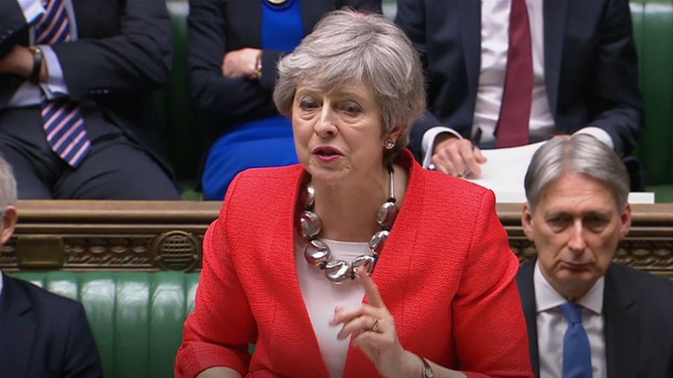 Die britische Premierministerin Theresa May hat das Parlament eindringlich zur Annahme ihres Brexit-Deals mit der EU aufgerufen