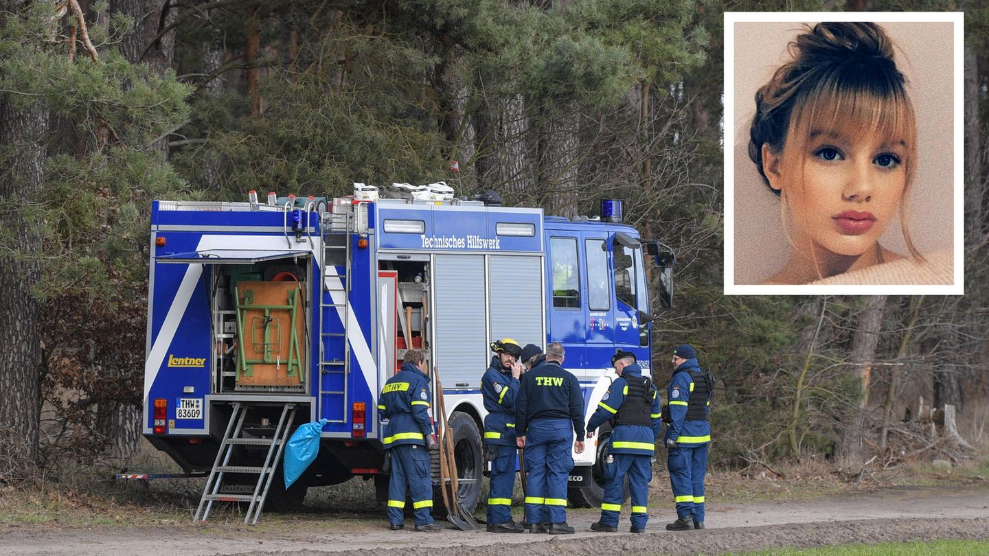 Dienstag, 12. Februar: Polizei weitet unter Mithilfe des Technischen Hilfswerks die Suche nach Rebeccas Leichnam auf den See aus, der an das bereits durchsuchte Waldstück grenzt.