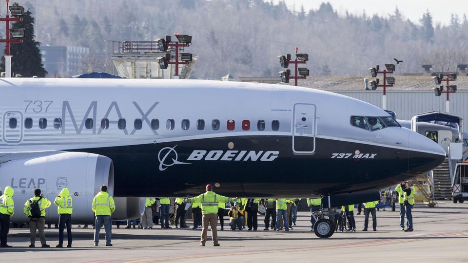 Eine Boeing 737 MAX 
