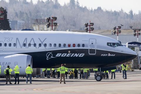 Eine Boeing 737 MAX 