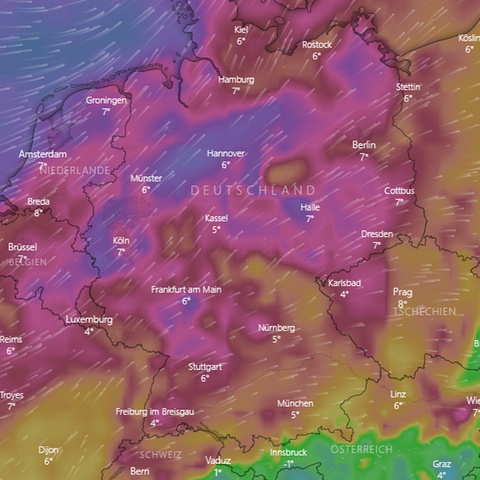 Wetter - Deutschland - Sturmtief Franz - Tief Gebhard