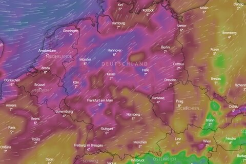 Wetter - Deutschland - Sturmtief Franz - Tief Gebhard