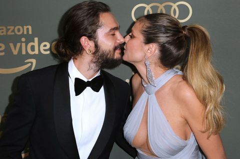 Heidi Klum und Tom Kaulitz küssen sich