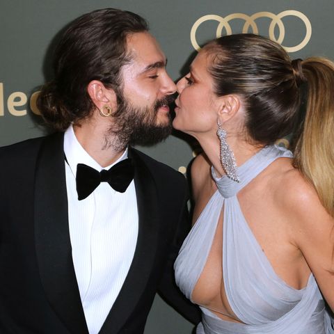 Heidi Klum und Tom Kaulitz küssen sich