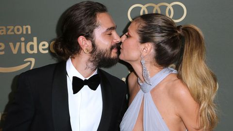 Heidi Klum und Tom Kaulitz küssen sich