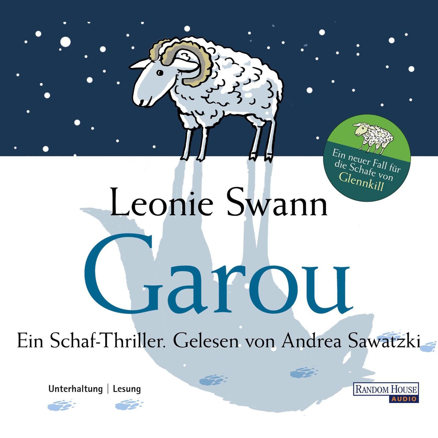 Einschlafhilfe: Was tut man, wenn man nicht einschlafen kann? Schäfchen zählen! Und das geht ganz besonders gut beim "Schaf-Thriller" Garou von Leonie Swan. Nachdem ihr Erstlingswerk Glennkill ein Bestseller war, ist auch der Nachfolger lohnenswert. Wer sich mit einem Hörbuch ablenken will anstatt wach zu bleiben und dabei noch Schäfchen zählen möchte, findet hier das Hörbuch. Was tut man, wenn man nicht einschlafen kann? Schäfchen zählen! Und das geht ganz besonders gut beim "Schaf-Thriller" Garou von Leonie Swan. Nachdem ihr Erstlingswerk Glennkill ein Bestseller war, ist auch der Nachfolger lohnenswert. Wer sich mit einem Hörbuch ablenken will anstatt wach zu bleiben und dabei noch Schäfchen zählen möchte, findet hier das Hörbuch.