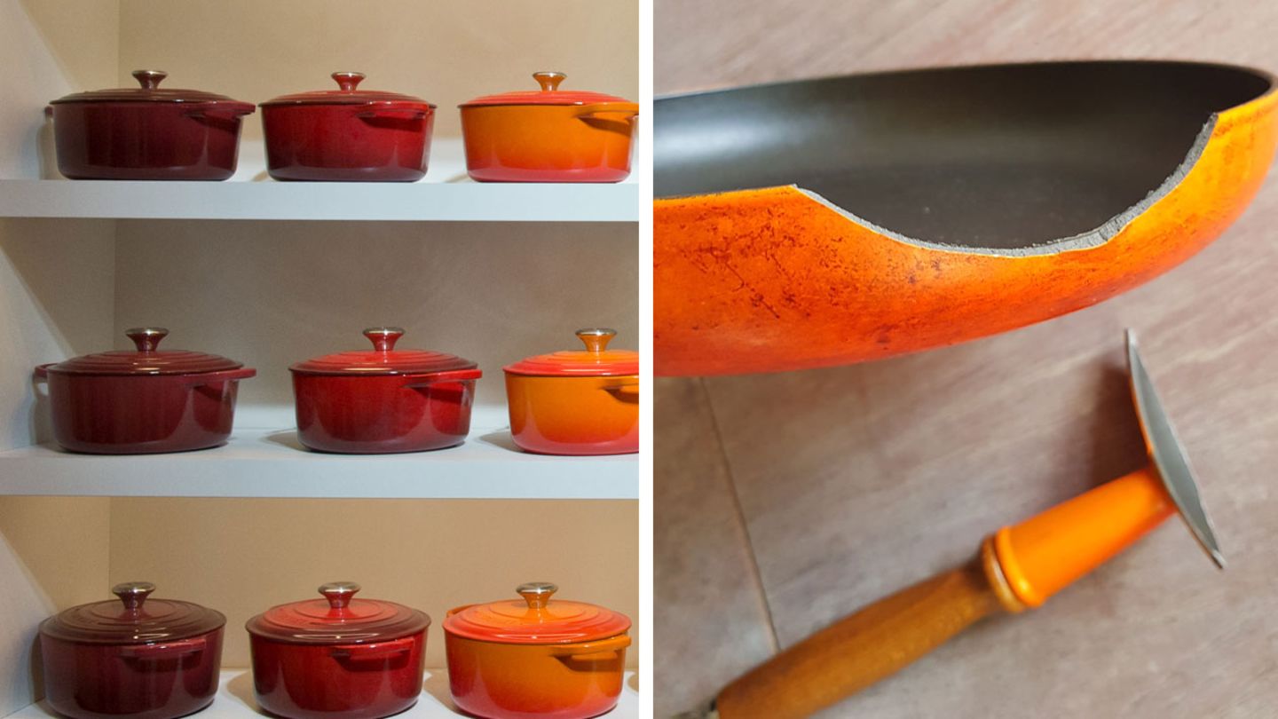Le Creuset: Die Pfanne ist gebrochen