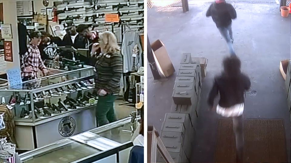 Überfall auf Waffenladen