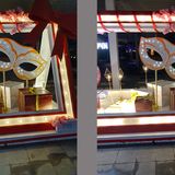 In Bildern wie diesen kann Samsungs Berechnung aber ein Vorteil sein. Beim iPhone sind die einzelnen Lampen nicht mehr erkennbar. Beim Galaxy schon.