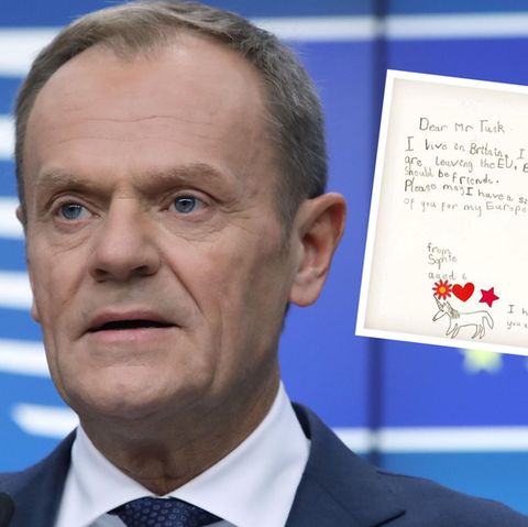 EU-Ratspräsident Donald Tusk hat einen sehr niedlichen Brief zum Brexit erhalten. Auf Instagram hat er ihn auch beantwortet. 