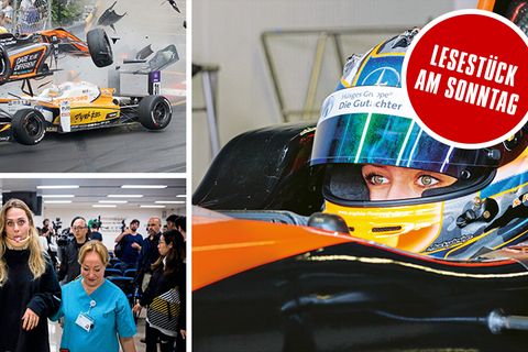 Ziel. Formel 1: Nach schwerem Unfall greift Sophia Flörsch wieder an