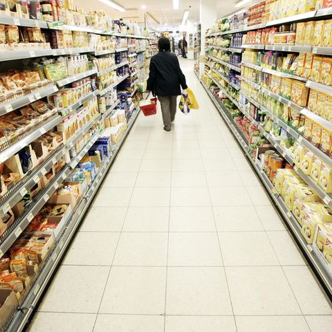 Supermarkt: Die Regalfläche ist begrenzt